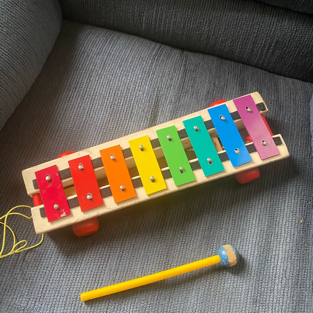 Vintage Fisher Price XYLOPHONE with Mallet